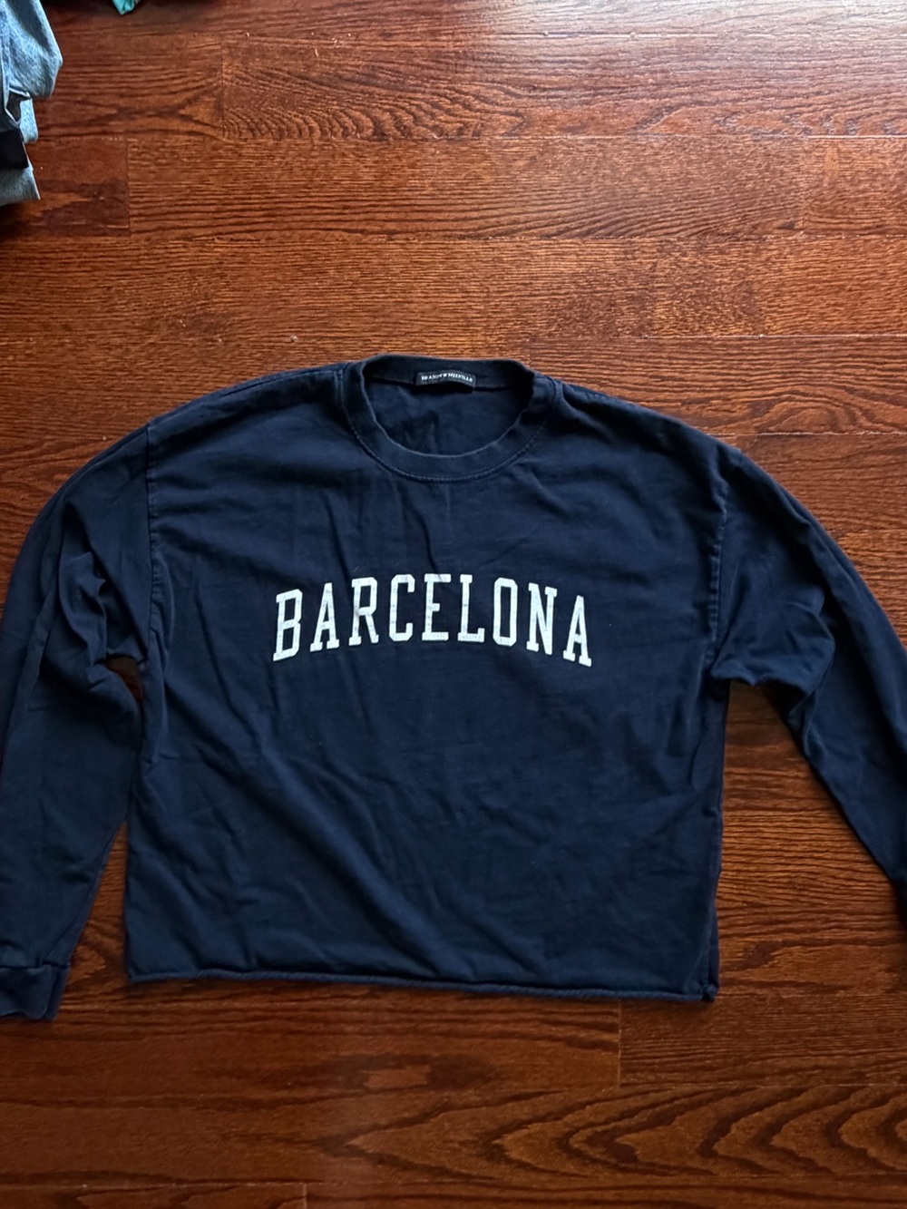 Navy blue Brandy Melville Barcelona long sleeve